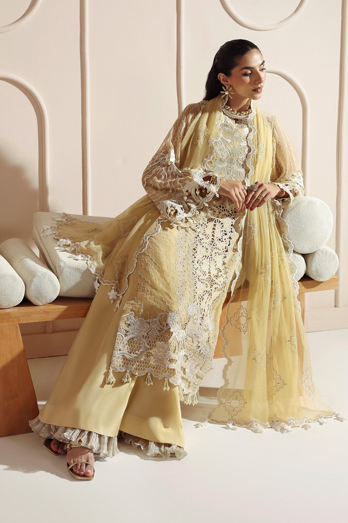 AIRA – authentic Pakistani formal dress from the Alizeh Aymal Luxury Bamber Chiffon collection for women in the UK.