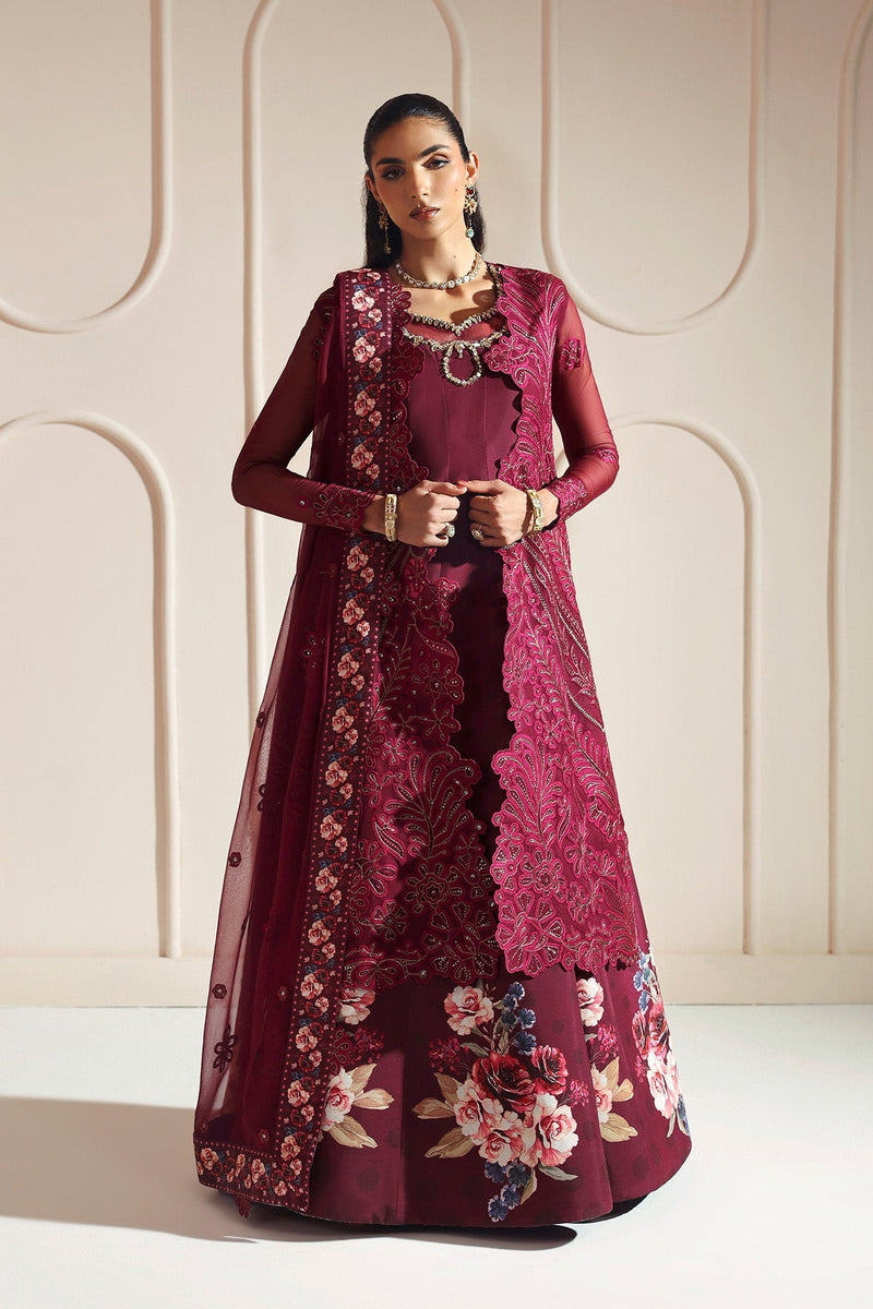 JUGNU – authentic Pakistani formal dress from the Alizeh Aymal Luxury Bamber Chiffon collection for women in the UK.