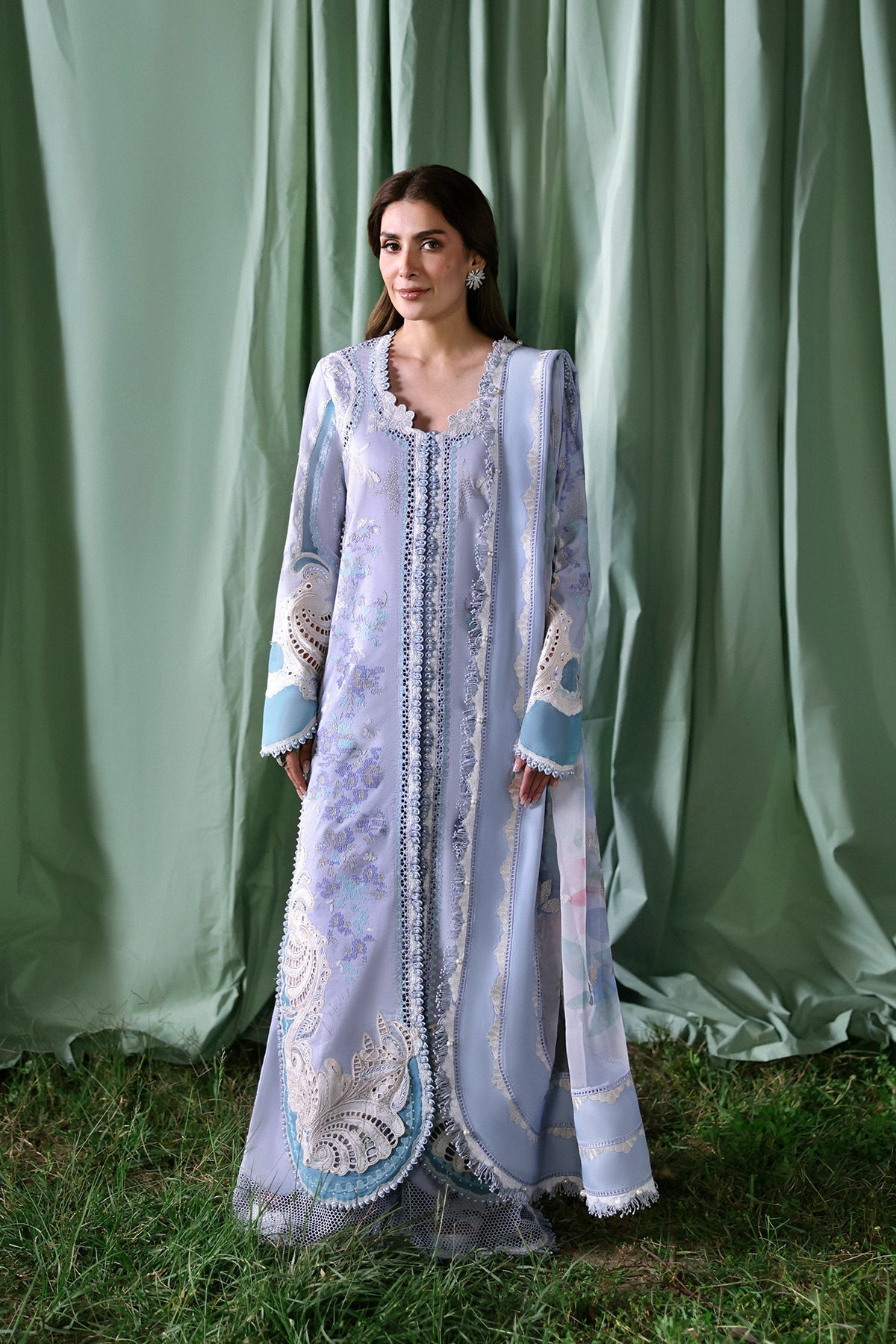 Afrozeh | Basic Pret 26 RTW | NACRE by Afrozeh - Designer Dress  - Type : Ladies Clothes - Available at Libayah - 100% Original 