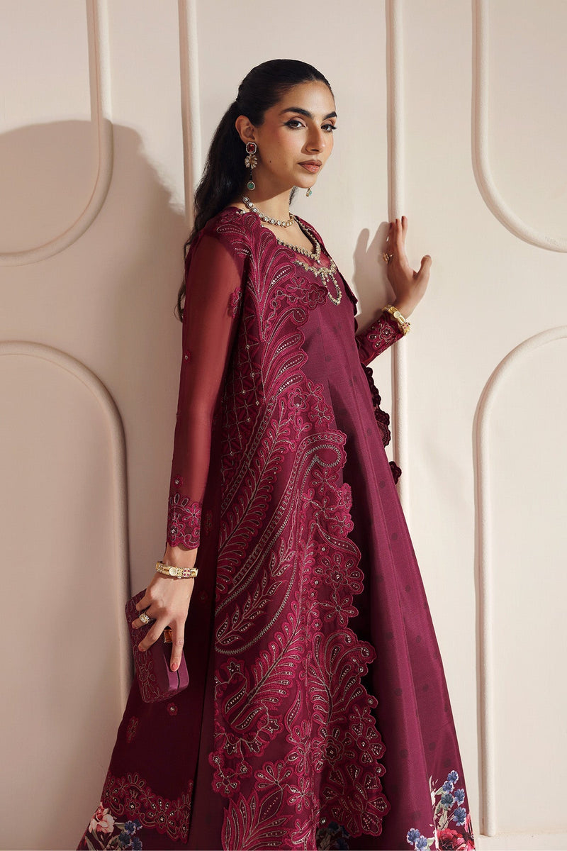 JUGNU – authentic Pakistani formal dress from the Alizeh Aymal Luxury Bamber Chiffon collection for women in the UK.