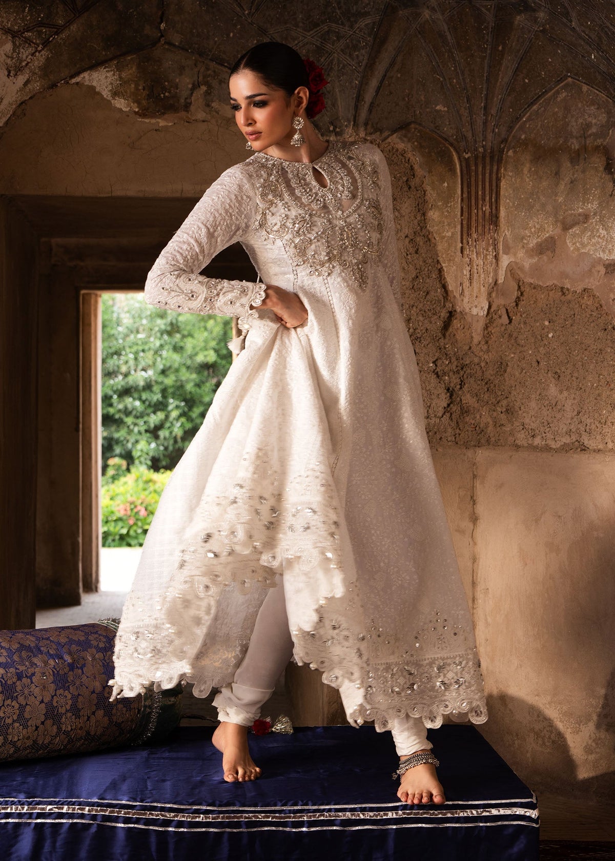 Sadaf Fawad Khan | Zeenat Formals 26 | Aaina by Sadaf Fawad Khan - Designer Dress  - Type : Ladies Clothes - Available at Libayah - 100% Original 