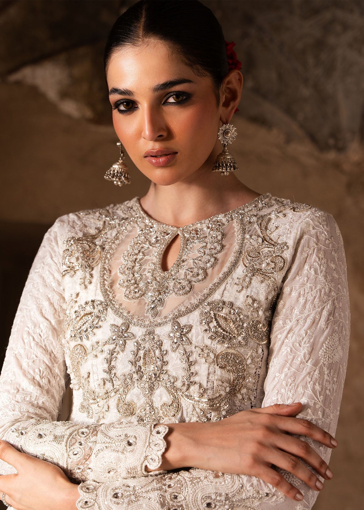 Sadaf Fawad Khan | Zeenat Formals 26 | Aaina by Sadaf Fawad Khan - Designer Dress  - Type : Ladies Clothes - Available at Libayah - 100% Original 