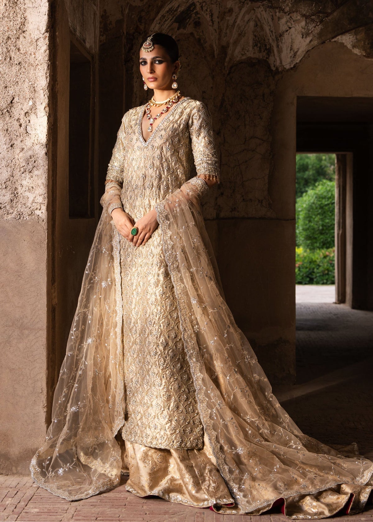 Sadaf Fawad Khan | Zeenat Formals 26 | Hunsa by Sadaf Fawad Khan - Designer Dress  - Type : Ladies Clothes - Available at Libayah - 100% Original 