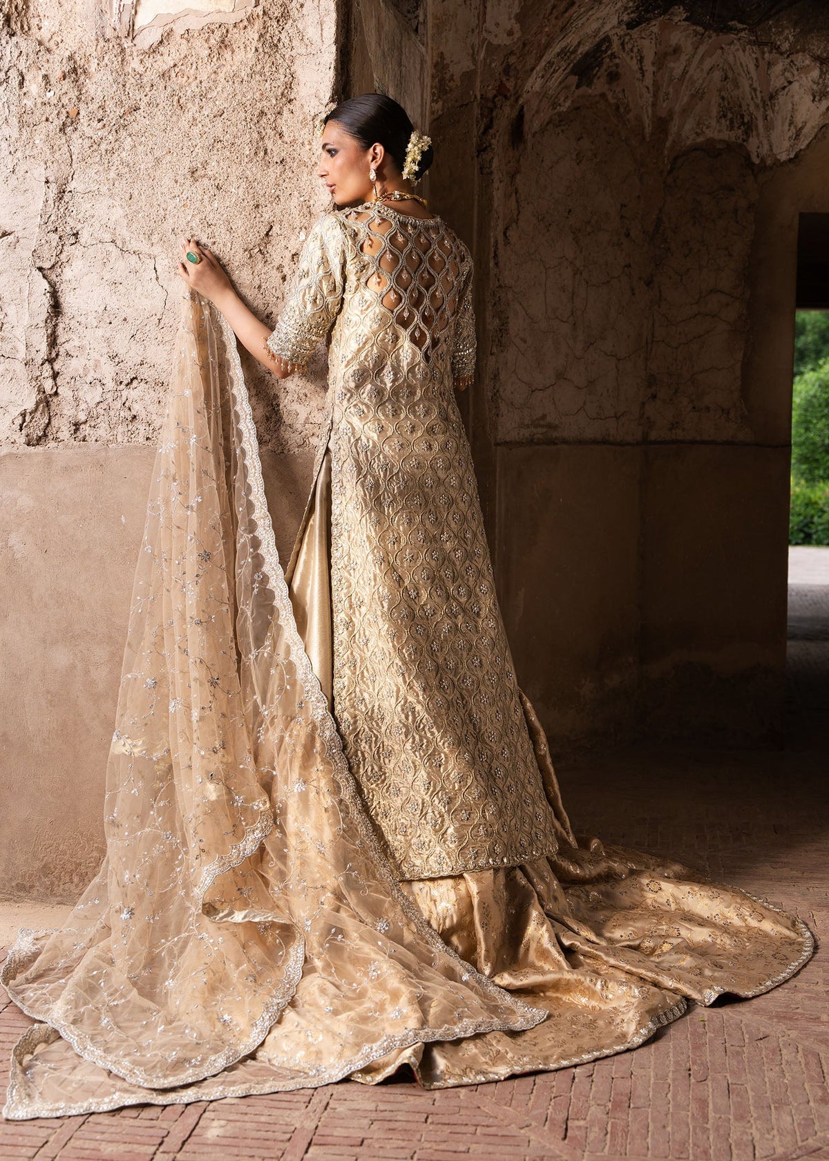Sadaf Fawad Khan | Zeenat Formals 26 | Hunsa by Sadaf Fawad Khan - Designer Dress  - Type : Ladies Clothes - Available at Libayah - 100% Original 