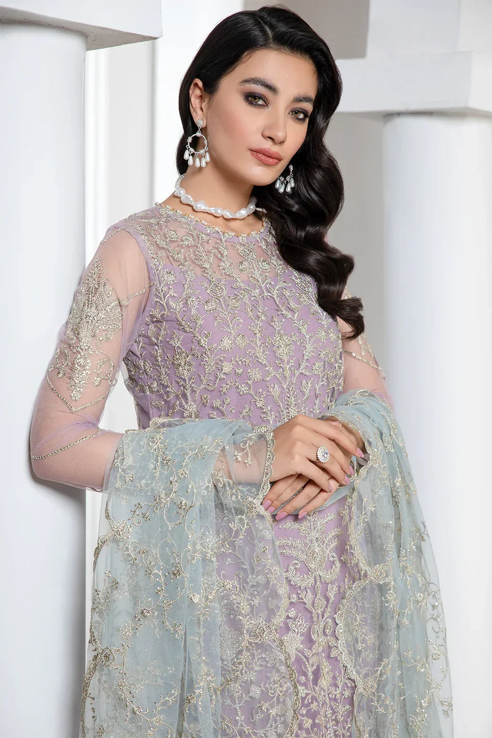 Afrozeh | Basic Pret 26 RTW | NACRE by Afrozeh - Designer Dress  - Type : Ladies Clothes - Available at Libayah - 100% Original 