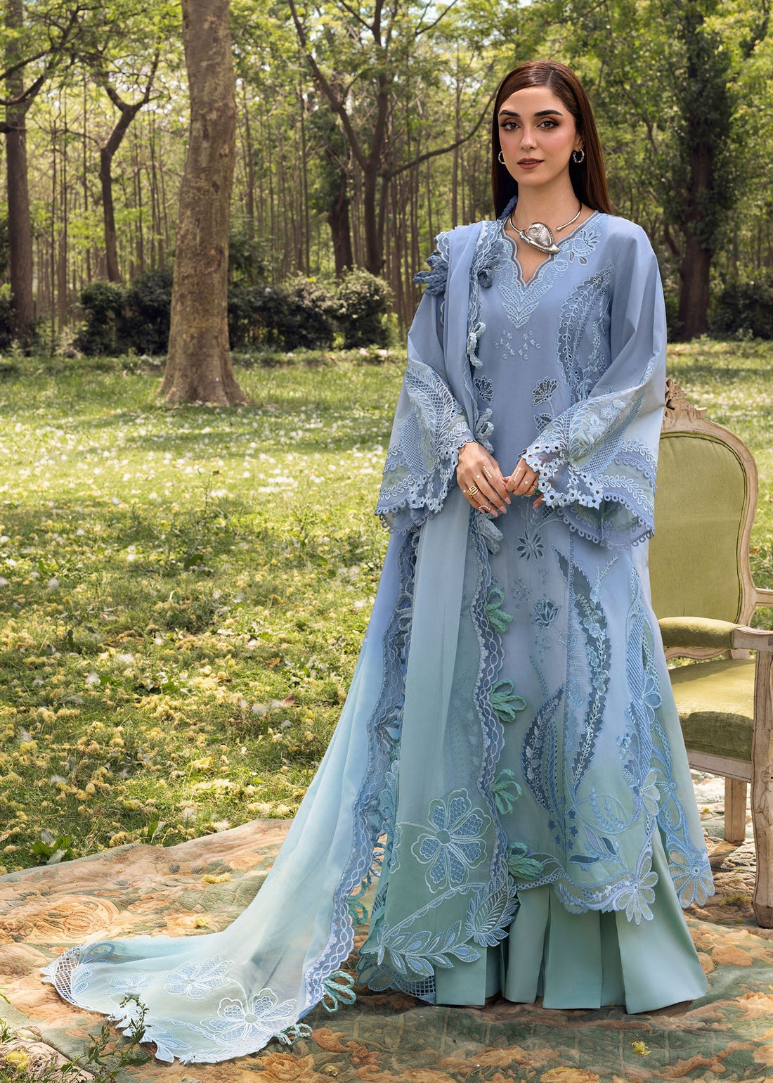 Crimson | Tasawar 25 | ALL THINGS OMBRE - D1 A by Crimson - Designer Dress - Type: Ladies Clothes - Available at Libayah - 100% Original