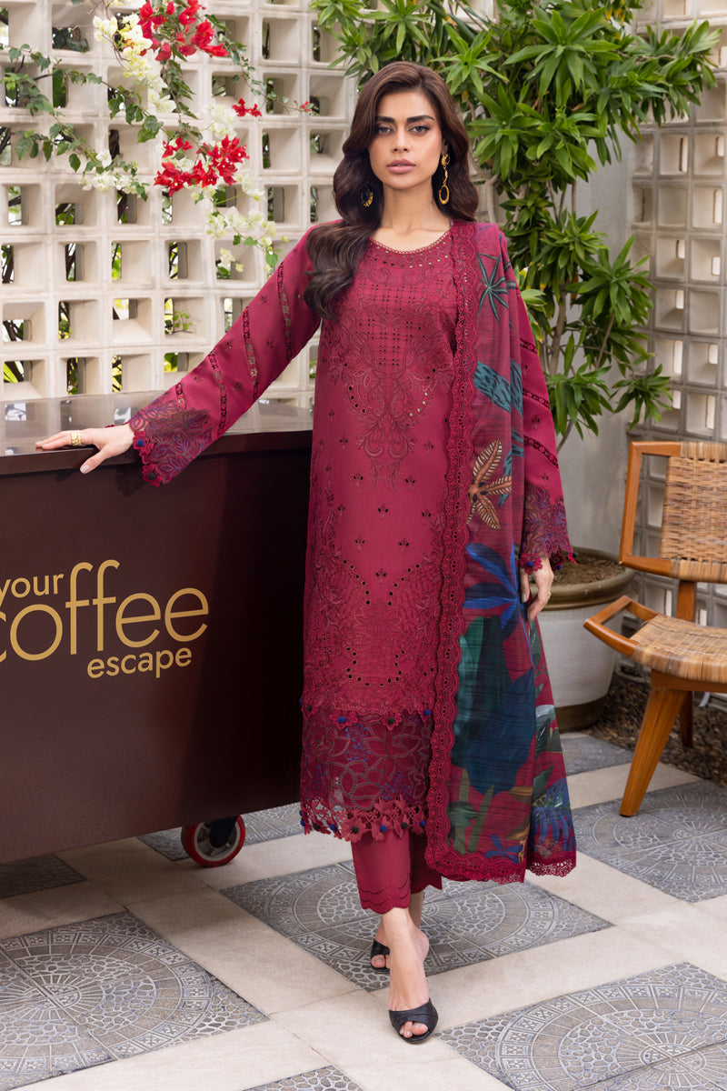 Rangrasiya | Carnation Luxury Festive Edit 25 | Aria by Rangrasiya - Designer Dress - Type: Ladies Clothes - Available at Libayah - 100% Original