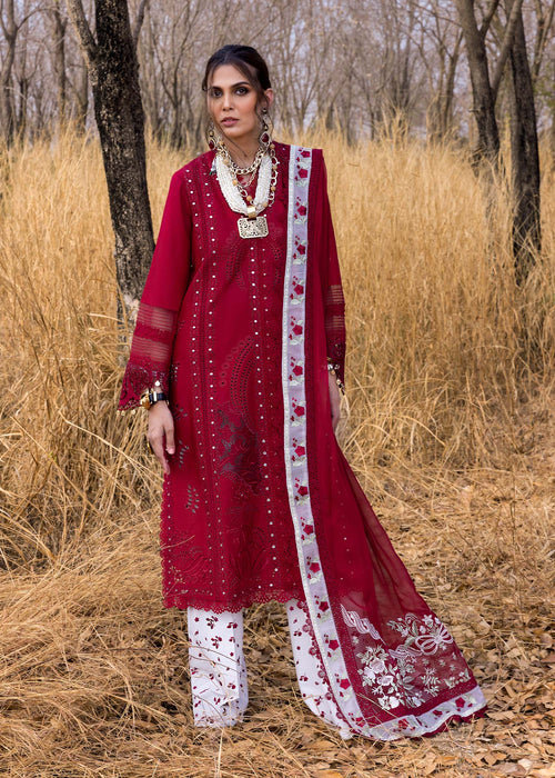 Saira Shakira | Luxury Lawn 25 | SHAMS-A by Saira Shakira - Designer Dress - Type: Ladies Clothes - Available at Libayah - 100% Original