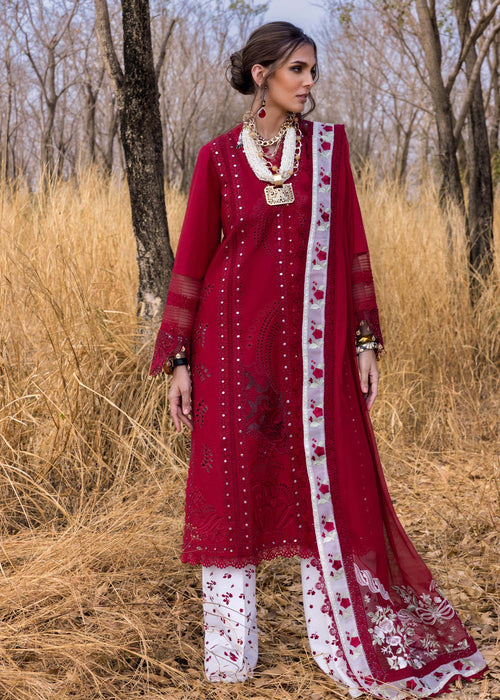 Saira Shakira | Luxury Lawn 25 | SHAMS-A by Saira Shakira - Designer Dress - Type: Ladies Clothes - Available at Libayah - 100% Original