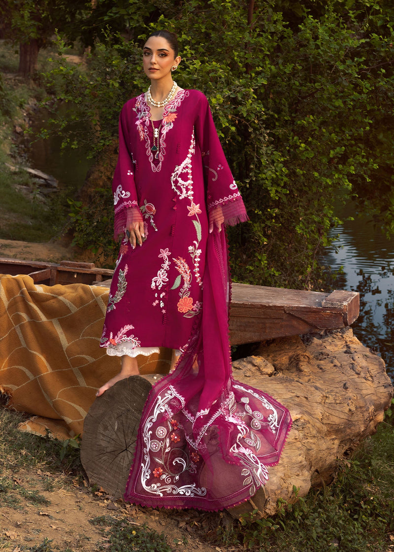 Crimson | Tasawar 25 | MIRROR GARDEN - D3A by Crimson - Designer Dress - Type: Ladies Clothes - Available at Libayah - 100% Original