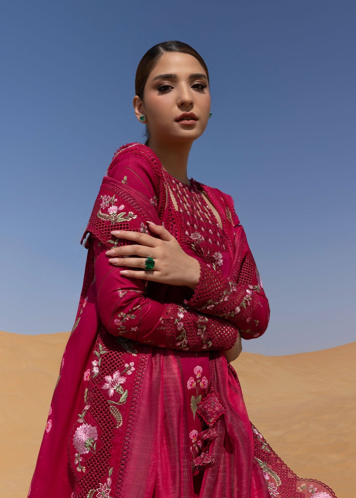 Crimson | Floe by Crimson | Once Upon A Flower - D9 A by Crimson - Designer Dress - Type: Ladies Clothes - Available at Libayah - 100% Original