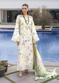 Crimson | flow lawn 26 | TROPIC TEASE - D4A - Designer Dress - Type : Ladies Clothes - Available at Libayah - 100% Original