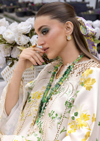 Crimson | flow lawn 26 | TROPIC TEASE - D4A - Designer Dress - Type : Ladies Clothes - Available at Libayah - 100% Original