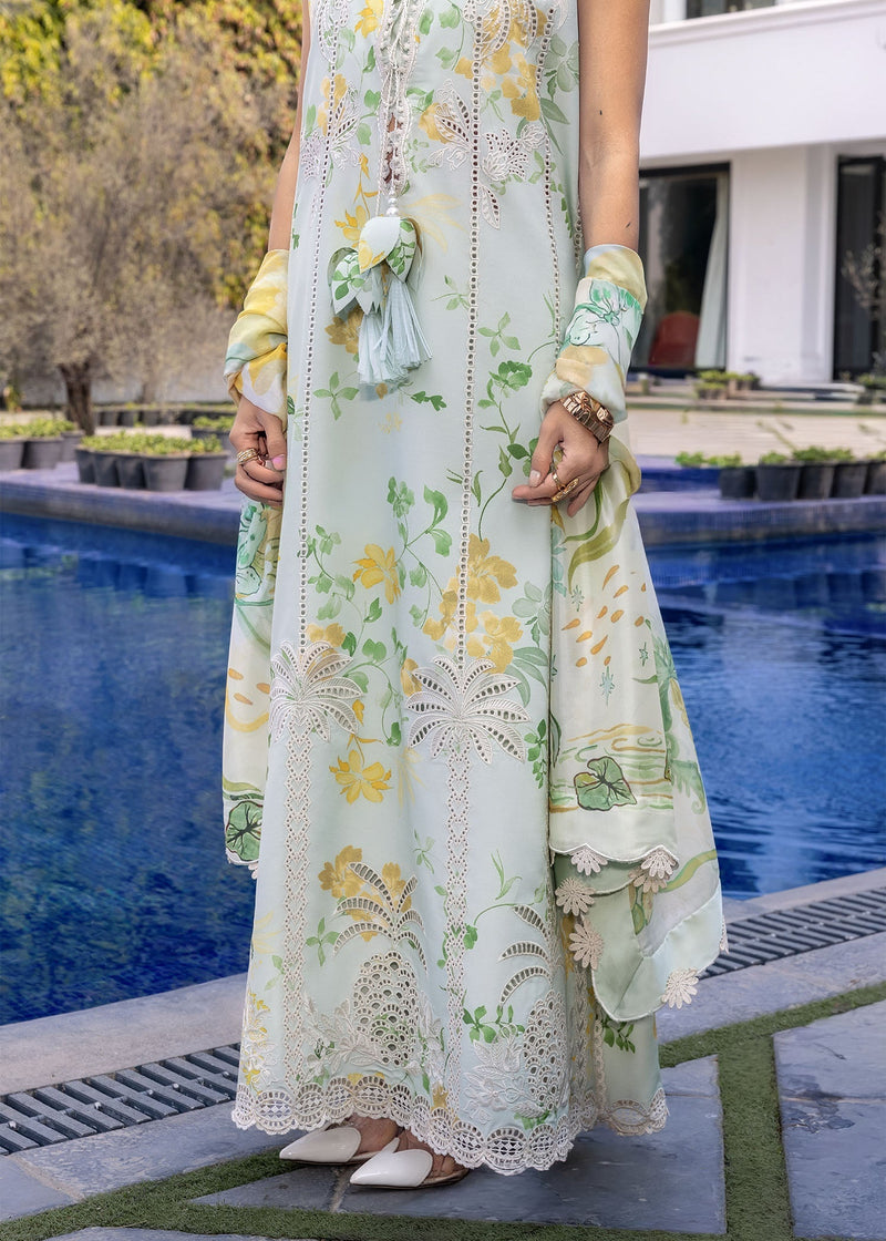 Crimson | flow lawn 26 | TROPIC TEASE - D4B - Designer Dress - Type : Ladies Clothes - Available at Libayah - 100% Original