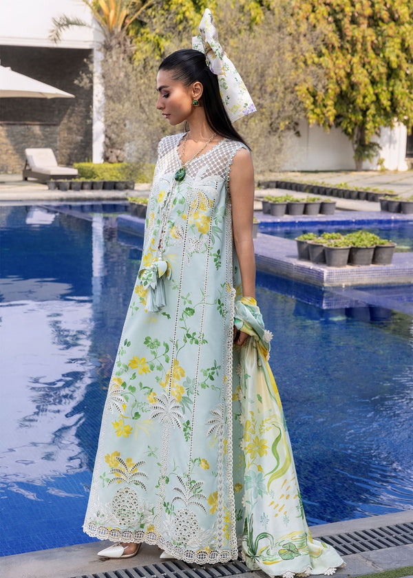 Crimson | flow lawn 26 | TROPIC TEASE - D4B - Designer Dress - Type : Ladies Clothes - Available at Libayah - 100% Original