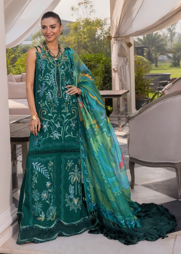 Crimson | flow lawn 26 | BEAUTY IN BLOOM - D3B - Designer Dress - Type : Ladies Clothes - Available at Libayah - 100% Original
