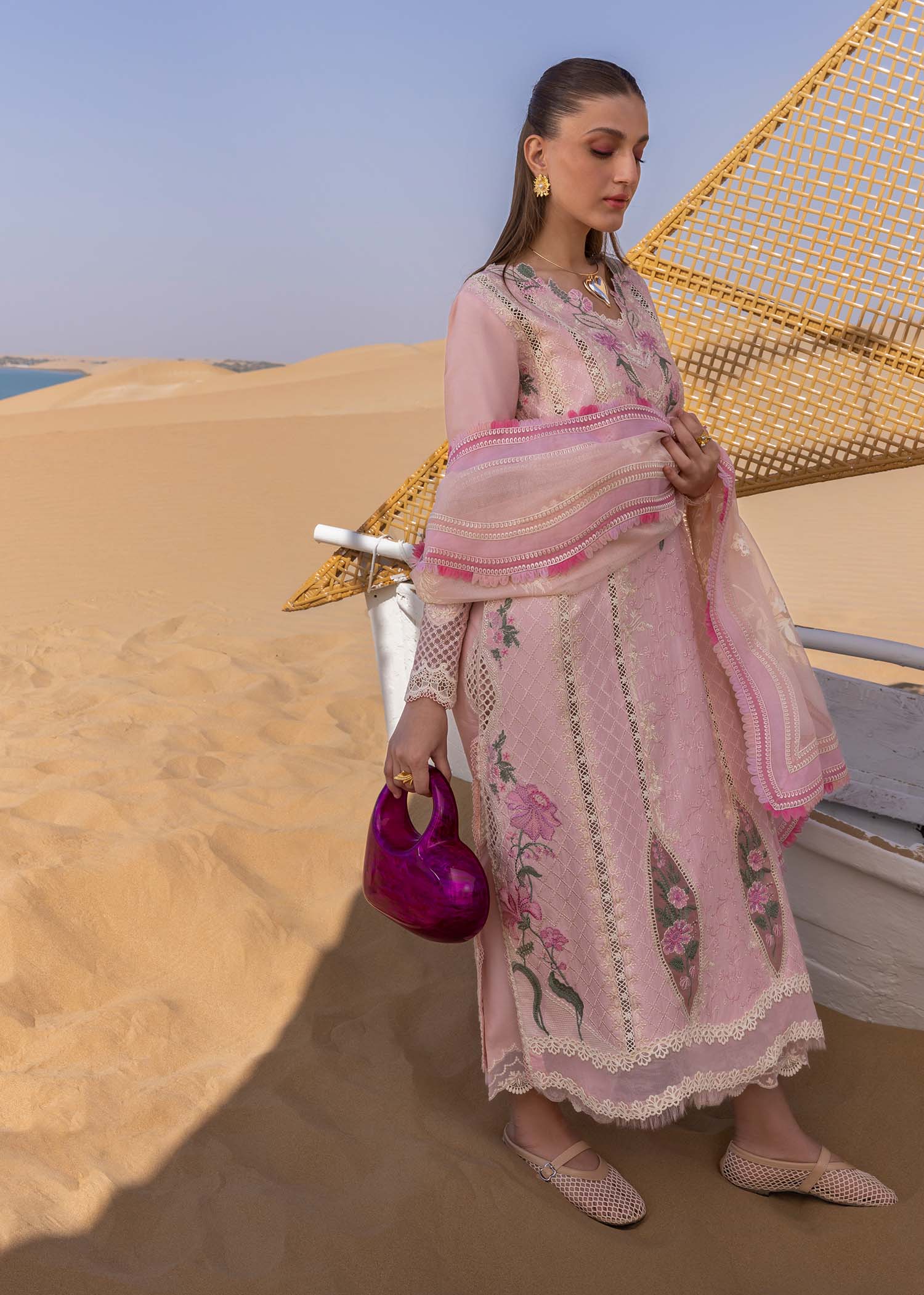 Crimson | Floe by Crimson | A Handmade Tale - D2 B by Crimson - Designer Dress - Type: Ladies Clothes - Available at Libayah - 100% Original