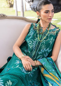 Crimson | flow lawn 26 | BEAUTY IN BLOOM - D3B - Designer Dress - Type : Ladies Clothes - Available at Libayah - 100% Original