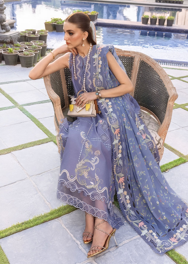 Crimson | flow lawn 26 | FLORAL SERENITY-D1B - Designer Dress - Type : Ladies Clothes - Available at Libayah - 100% Original