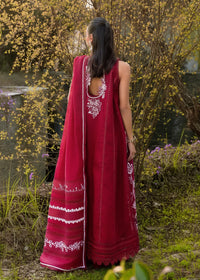 Crimson | flow lawn 26 | A HANDMADE TALE-D5A - Designer Dress - Type : Ladies Clothes - Available at Libayah - 100% Original