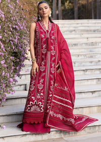 Crimson | flow lawn 26 | A HANDMADE TALE-D5A - Designer Dress - Type : Ladies Clothes - Available at Libayah - 100% Original