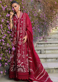 Crimson | flow lawn 26 | A HANDMADE TALE-D5A - Designer Dress - Type : Ladies Clothes - Available at Libayah - 100% Original