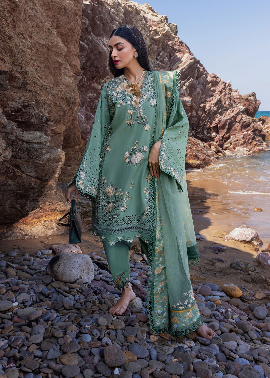 Crimson | Floe by Crimson | Parsi Threads - D5 A by Crimson - Designer Dress - Type: Ladies Clothes - Available at Libayah - 100% Original