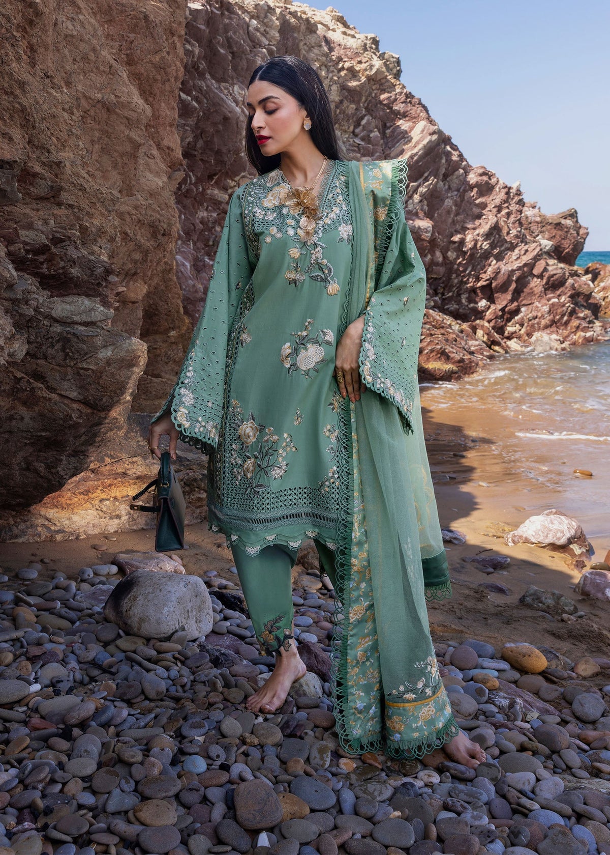 Crimson | Floe by Crimson | Parsi Threads - D5 A by Crimson - Designer Dress - Type: Ladies Clothes - Available at Libayah - 100% Original