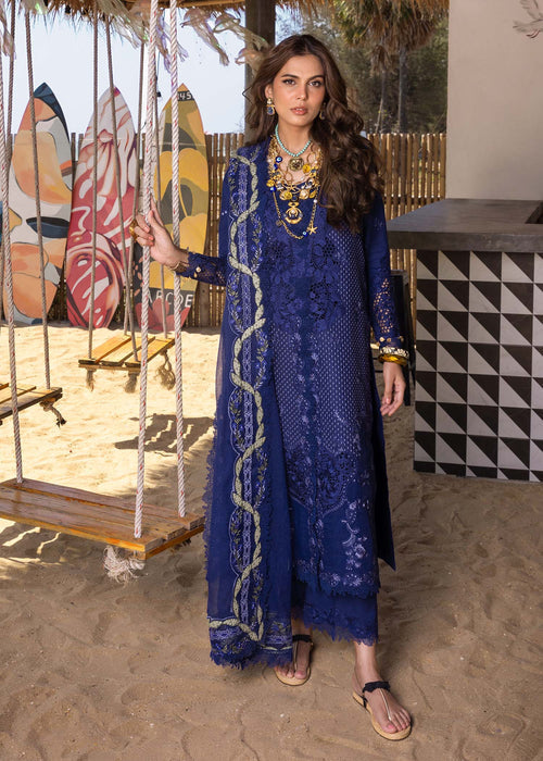 Saira Shakira | Luxury Lawn 25 | LEYLA-B by Saira Shakira - Designer Dress - Type: Ladies Clothes - Available at Libayah - 100% Original
