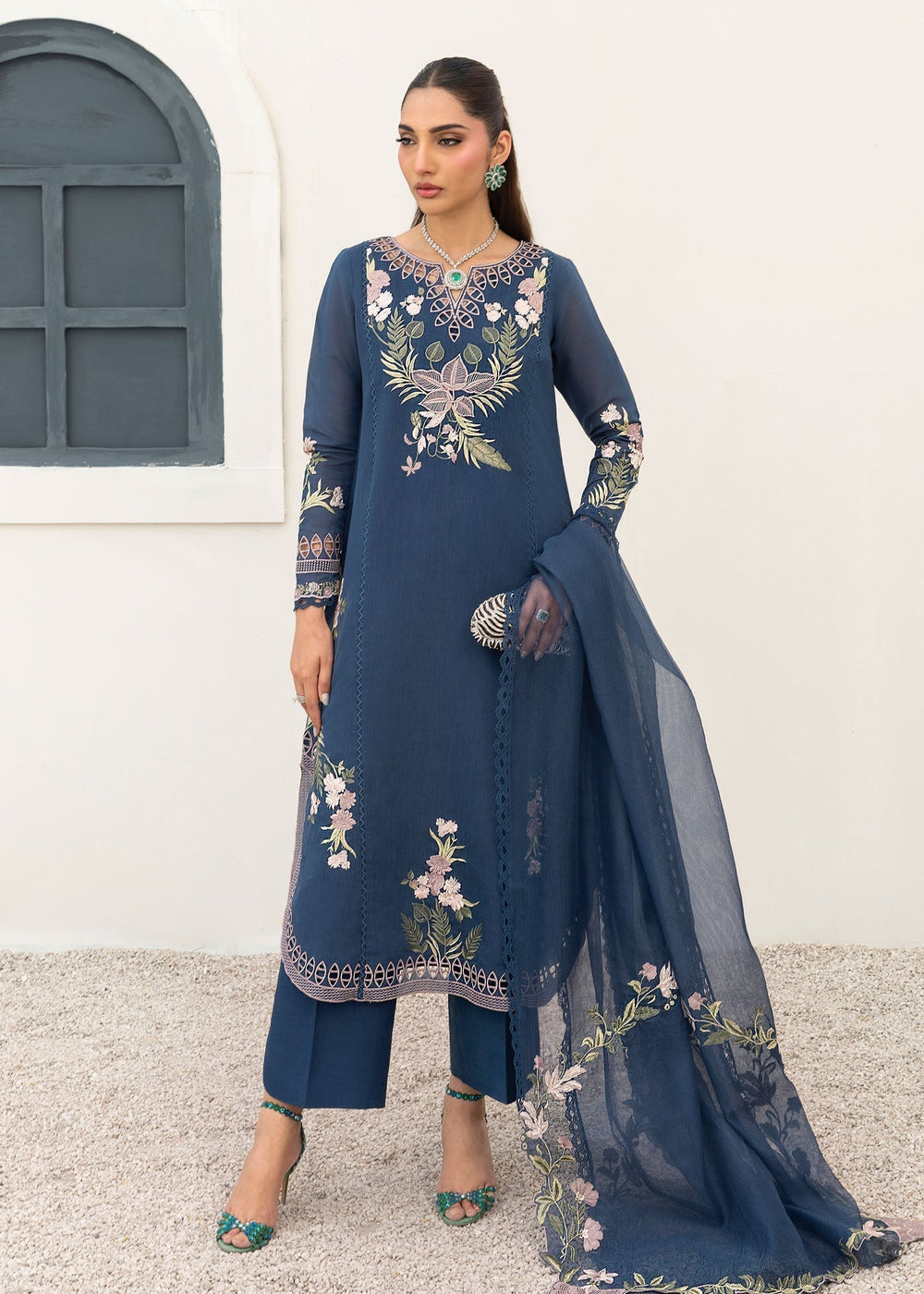 Saira Shakira | Rosea Casual Pret 25 | Midnight by Saira Shakira - Designer Dress  - Type : Ladies Clothes - Available at Libayah - 100% Original 
