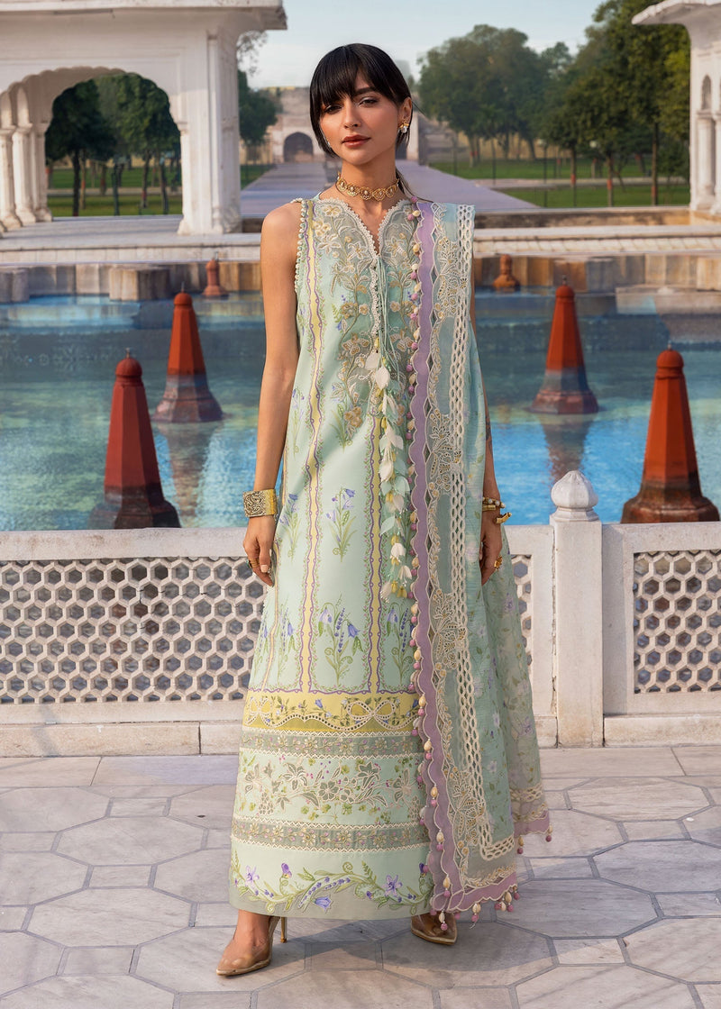 Crimson | flow lawn 26 | SUN-KISSED LETTER-D9B - Designer Dress - Type : Ladies Clothes - Available at Libayah - 100% Original