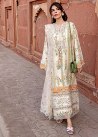 Crimson | flow lawn 26 | SUN-KISSED LETTER-D9A - Designer Dress - Type : Ladies Clothes - Available at Libayah - 100% Original