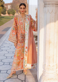 Crimson | flow lawn 26 | A SUMMER DANCE - D2A - Designer Dress - Type : Ladies Clothes - Available at Libayah - 100% Original