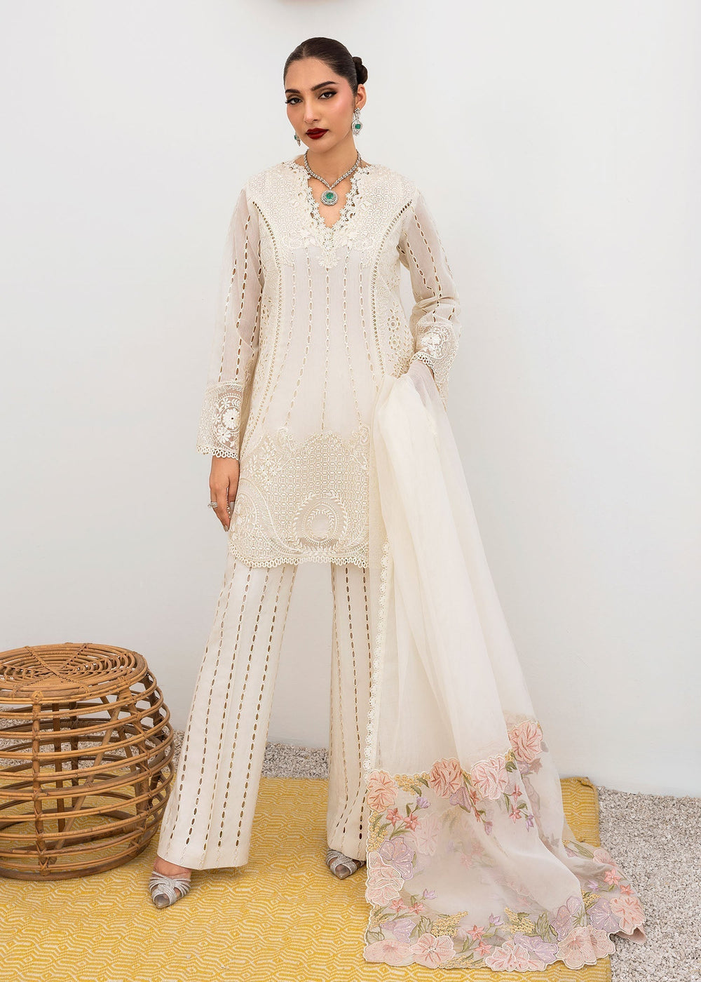 Saira Shakira | Rosea Casual Pret 25 | Dew by Saira Shakira - Designer Dress  - Type : Ladies Clothes - Available at Libayah - 100% Original 