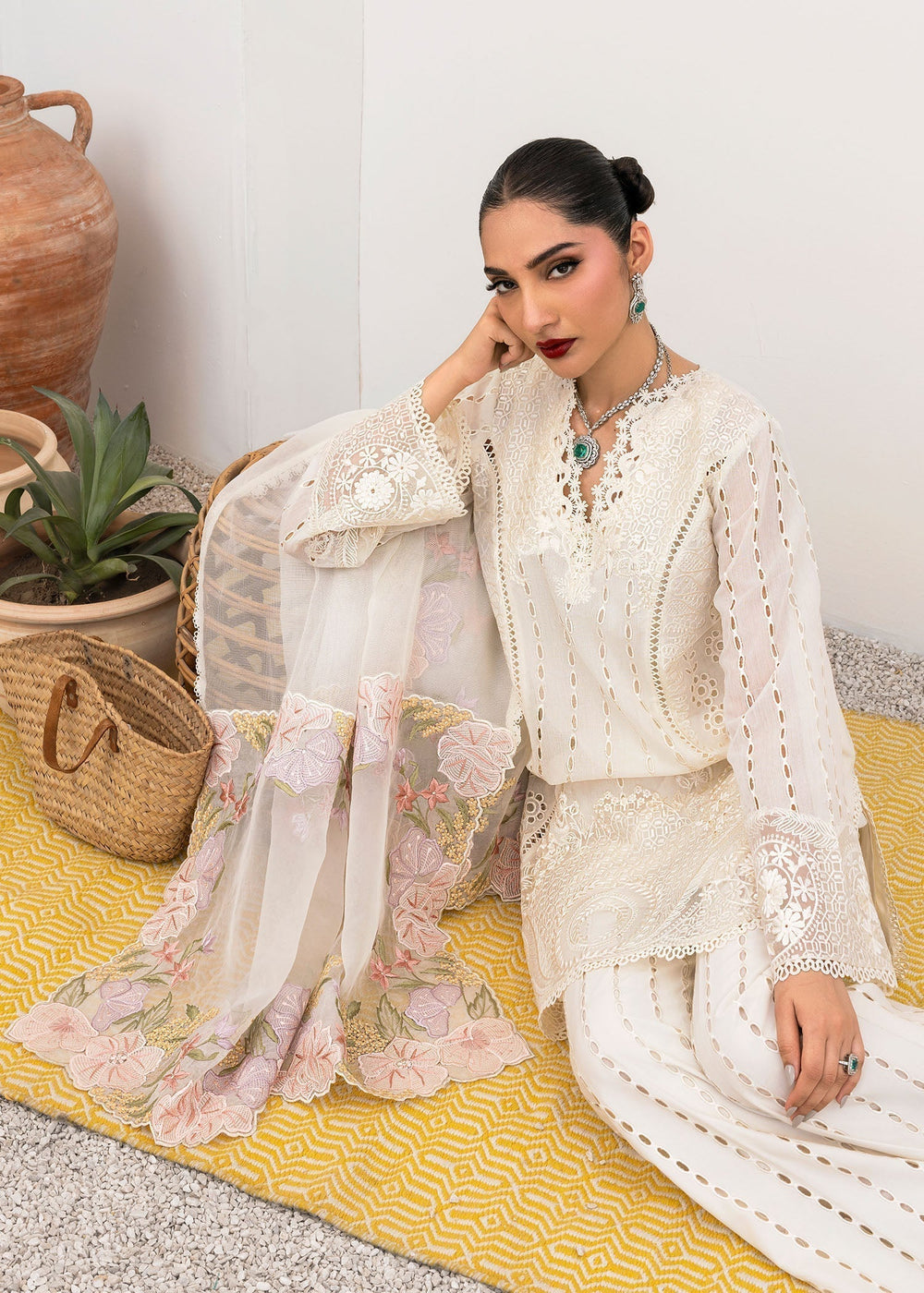 Saira Shakira | Rosea Casual Pret 25 | Dew by Saira Shakira - Designer Dress  - Type : Ladies Clothes - Available at Libayah - 100% Original 