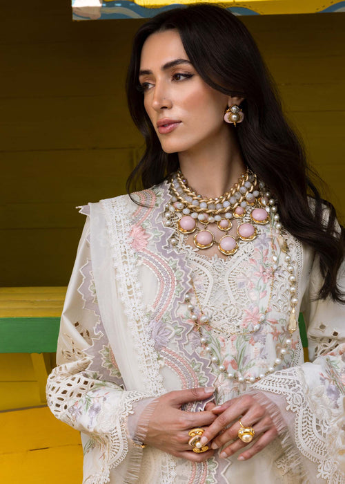 Saira Shakira | Luxury Lawn 25 | DAHLIA-A by Saira Shakira - Designer Dress - Type: Ladies Clothes - Available at Libayah - 100% Original