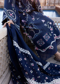 Crimson | flow lawn 26 | MANIFESTED MEADOWS - D7B - Designer Dress - Type : Ladies Clothes - Available at Libayah - 100% Original