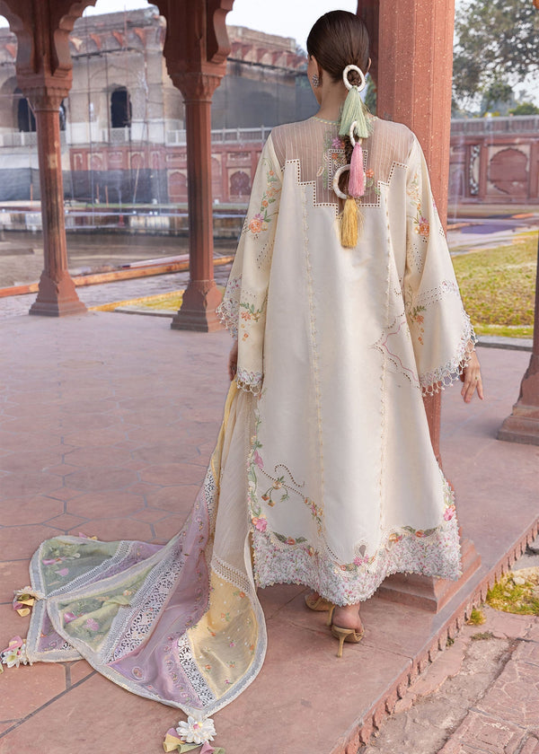 Crimson | flow lawn 26 | MANIFESTED MEADOWS - D7A - Designer Dress - Type : Ladies Clothes - Available at Libayah - 100% Original