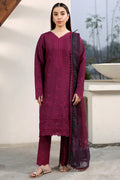 Farasha | Summer Weaves Embroidered Lawn | Garnet Passion by Farasha - Designer Dress - Type: Ladies Clothes - Available at Libayah - 100% Original