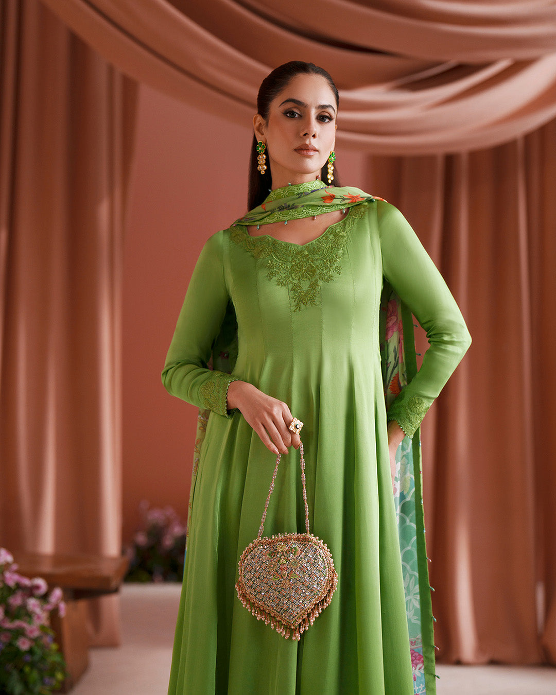 Faiza Saqlain | Roim Silk Edit | Gomana by Faiza Saqlain - Designer Dress  - Type : Luxury Dress - Available at Libayah - 100% Original 