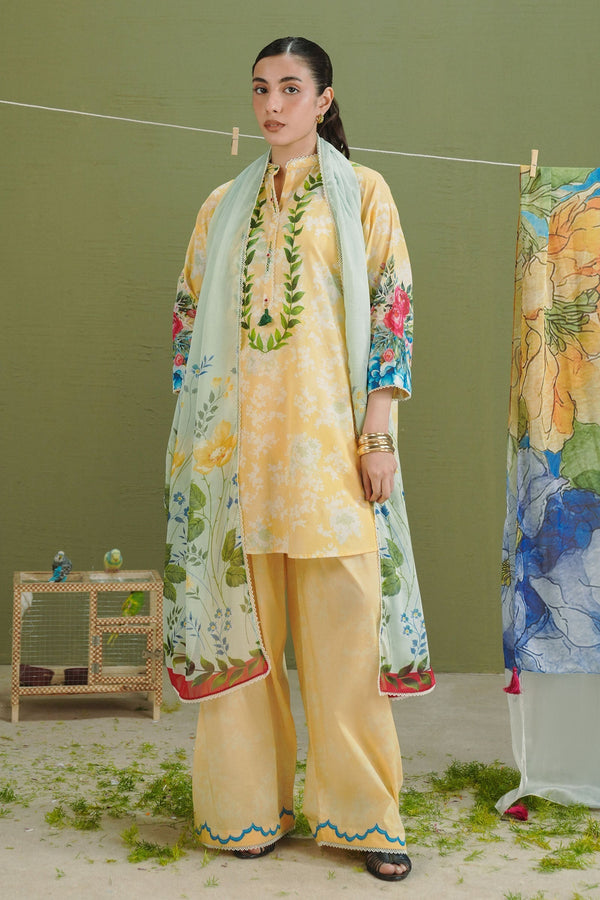 Zara Shahjahan | Coco Prints 26 | Ayla-8A - Designer Dress - Type : Ladies Clothes - Available at Libayah - 100% Original