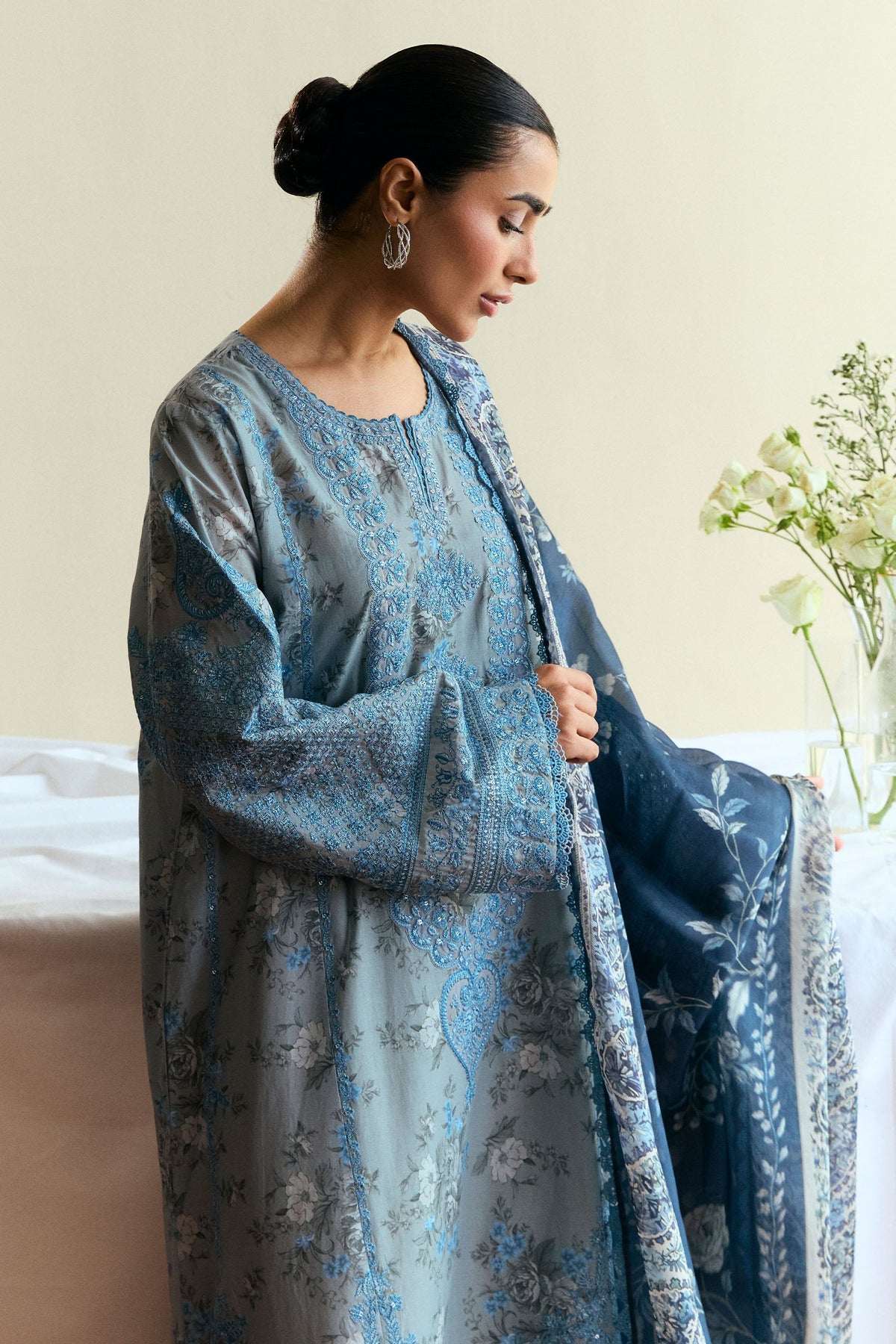 Zara Shahjahan | Coco Eid Edit | Fleuron-D6 by Zara Sahjahan - Designer Dress - Type: Ladies Clothes - Available at Libayah - 100% Original