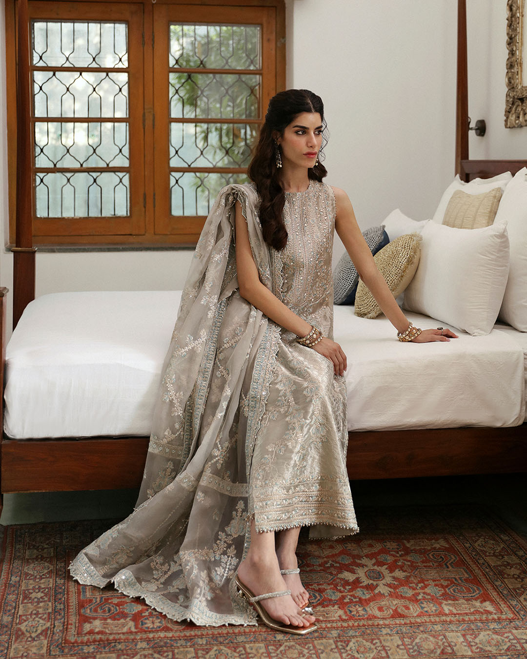 Faiza Saqlain | Mehermah Luxe Formals | Damaris by Faiza Saqlain - Designer Dress - Type: Ladies Clothes - Available at Libayah - 100% Original