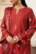 Cross Stitch | Embroidered Lawn Mahiri 24 | SYLVAN RED by Cross Stitch - Designer Dress - Type: Luxury - Available at Libayah - 100% Original