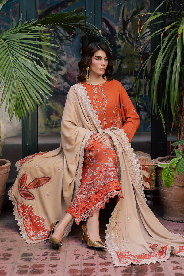Nureh | Exclusive Leather Peach | NE-184 by Nureh - Designer Dress - Type : Ladies Clothes - Available at Libayah - 100% Original 