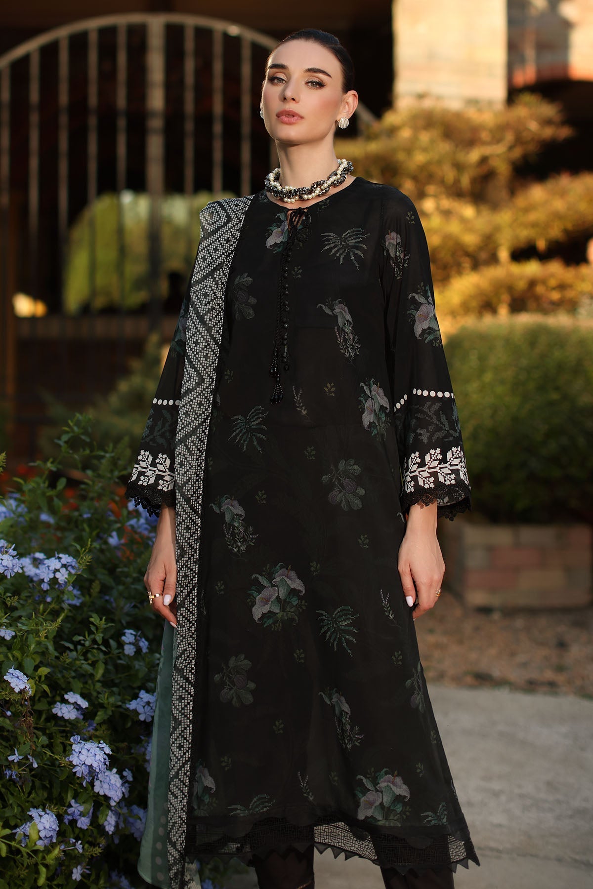 Nureh | Signature Prints 26 | SP-198 by Nureh - Designer Dress  - Type : Ladies Clothes - Available at Libayah - 100% Original 