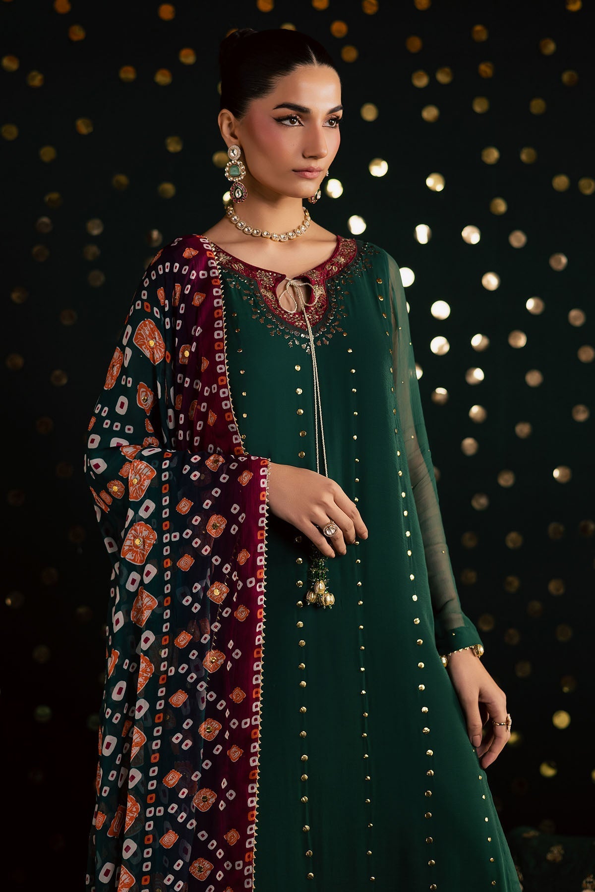 Nureh | Mukeshkari Formals | MK-20 - Designer Dress - Type : Ladies Clothes - Available at Libayah - 100% Original