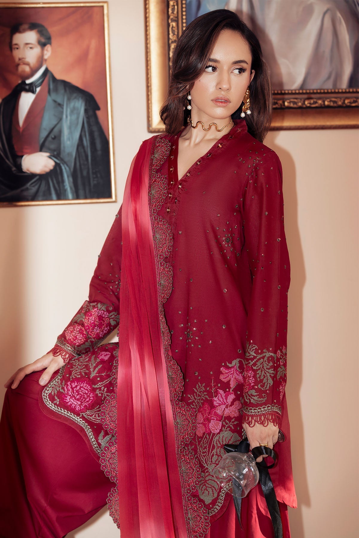 Nureh | Feya Eid Collection | FE-07 by Nureh - Designer Dress - Type: Ladies Clothes - Available at Libayah - 100% Original