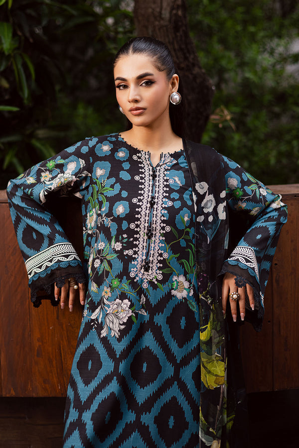 Nureh | Signature Printed Linen | SP-165 by Nureh - Designer Dress  - Type : Ladies Clothes - Available at Libayah - 100% Original 