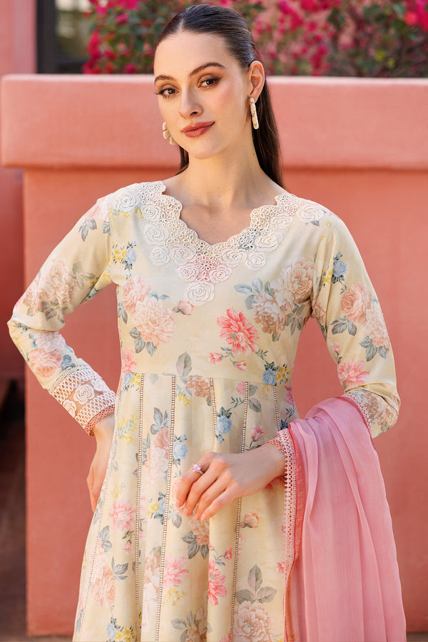 Farasha | Printed Essentials | Meadow Blush by Farasha - Designer Dress - Type: Ladies Clothes - Available at Libayah - 100% Original